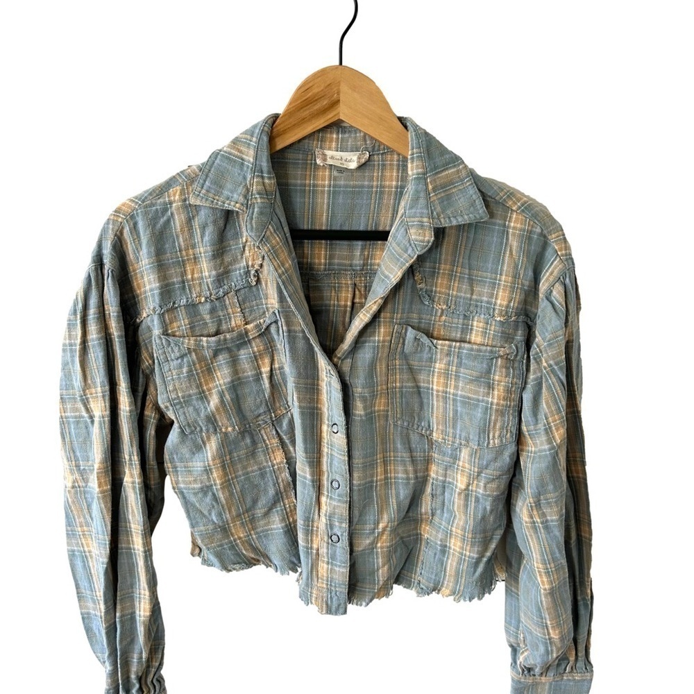 Altar’d State crop flannel